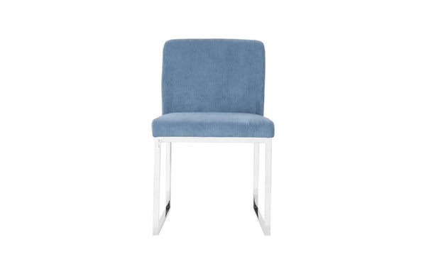 Frozen Dining Chair, Corduroy Blue