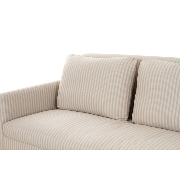 Pellicano Sofa Beige Stripe by Gillian Segal