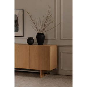 Madison Sideboard Natural with Carved Handle