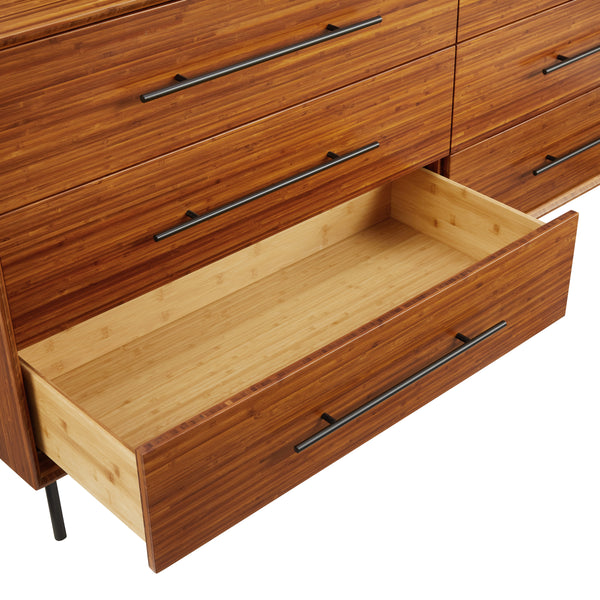 Taylor 6 Drawer Dresser, Amber