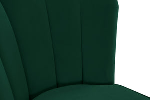 Anita Stool In Green Velvet