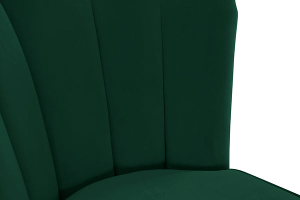 Anita Stool In Green Velvet