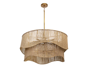 RHINE CHANDELIER - NATURAL JUTE