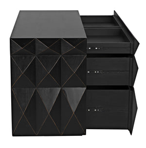 Allegra Dresser, Hand Rubbed Black