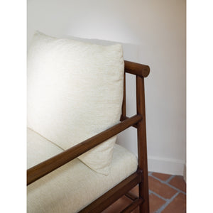 Moe's Mayne Accent Chair with Cream Cushions