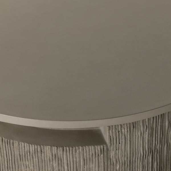 Huron Outdoor Coffee Table In Txtrd Flint