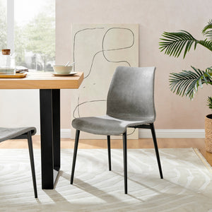 Jayden Dining Side Chair In Vintage Mist Gray (Set of 2)