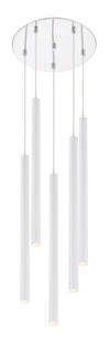 Forest 5 Light Island/Billiard in Chrome Finish