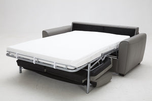 Pearl Sofa Bed in Grey Leather