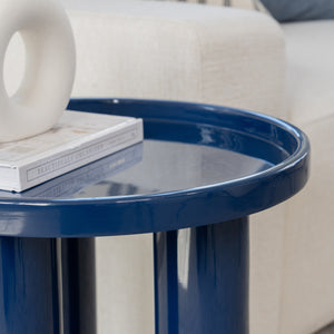 Sofia Enamel Table - Navy
