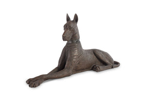Great Dane Dog, Bronze, Right
