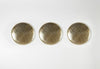 Orb Wall Art Set of 3 Gold Leaf