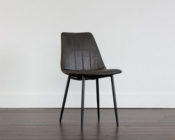 Drew Dining Chair - Black - Bravo Portabella
