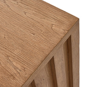 Ramos Media Console in Bleached Oak'