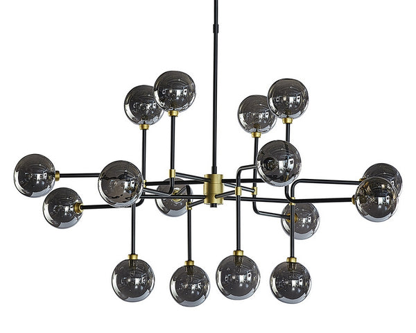 Deimos Ceiling Light - Large - Smoke Grey