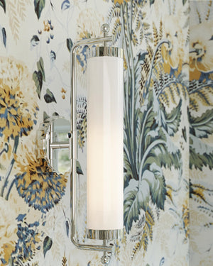 Latimer Nickel Wall Sconce In Polished Nickel