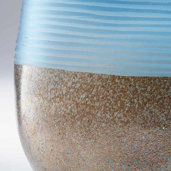 Medium Europa Vase in Blue and Iron Glaze