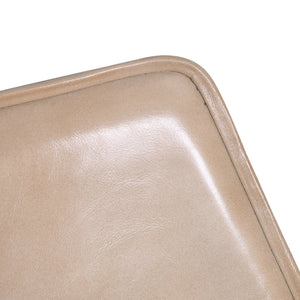 Essex 18" Leather Dining Chair, Dusty Tan