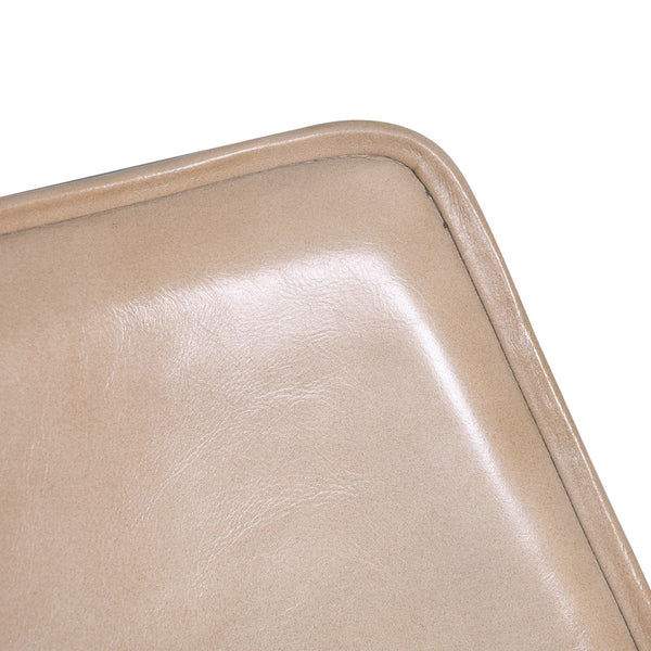 Essex 18" Leather Dining Chair, Dusty Tan