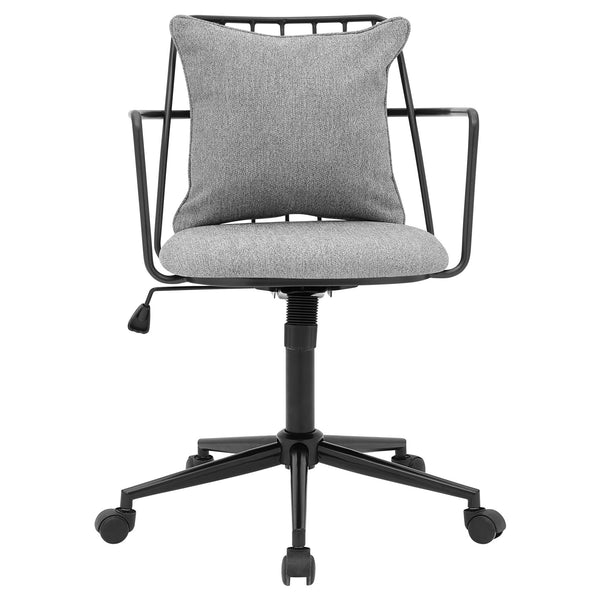 Edison Fabric Office Chair In Strata Gray