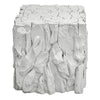 Teak Root White Bunching Cube