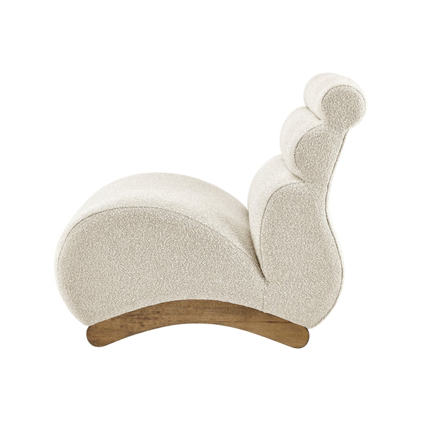 Lucius Boucle Accent Chair, Milford Beige 