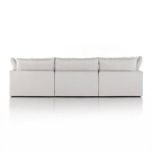 Stevie 3Pc Sectional Sofa In Anders Ivory