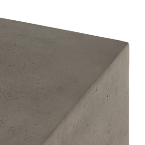 Faro Coffee Table In Dark Grey Concrete