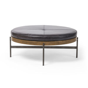Edwyn Large Ottoman In Sonoma Black