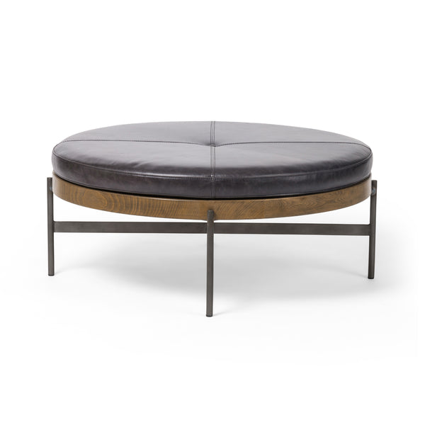 Edwyn Large Ottoman In Sonoma Black