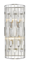 Almet 4 Light Wall Sconce in Brushed Nickel Finish