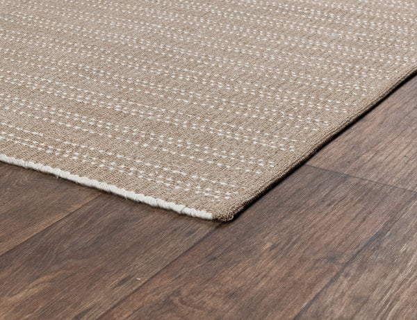 Indoor/Outdoor Yuma Rug - Sand 8'x10' Traditional Moroccan Pattern