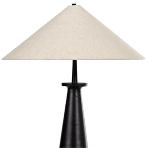 Innes Tapered Shade Floor Lamp In Mtt Black