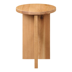 Moe's Grace Accent Table in Natural Oak
