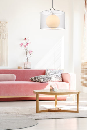 Arosia 1 Light Pendant in Chrome Finish