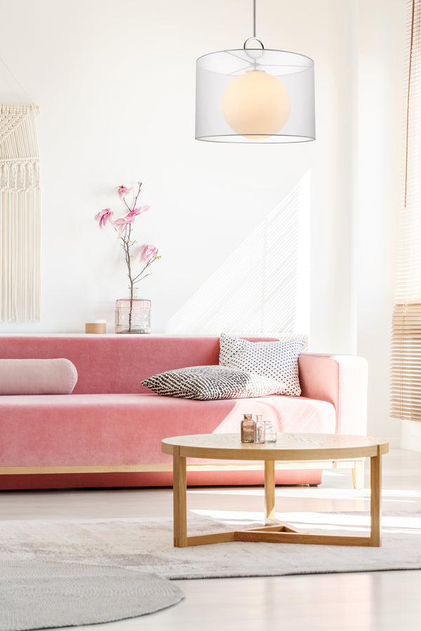 Arosia 1 Light Pendant in Chrome Finish