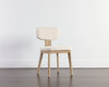 RICKETT DINING CHAIR - WEATHERED OAK - DOVE CREAM