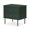Reagan Nightstand with Metal Handles