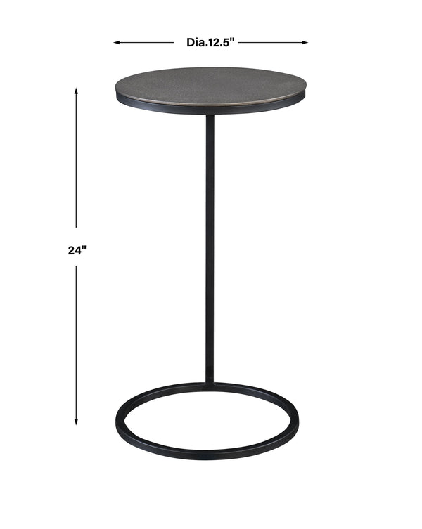 Brunei Nickel Accent/Drink Table