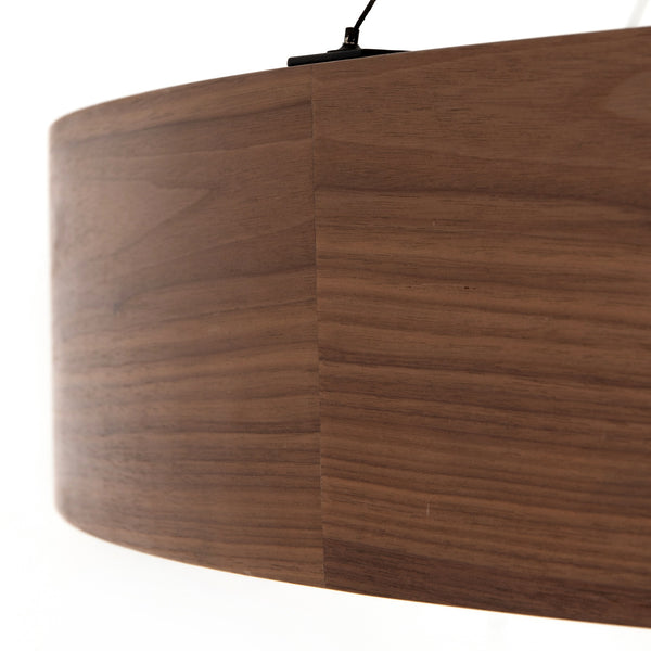 Baum Chandelier In Dark Walnut
