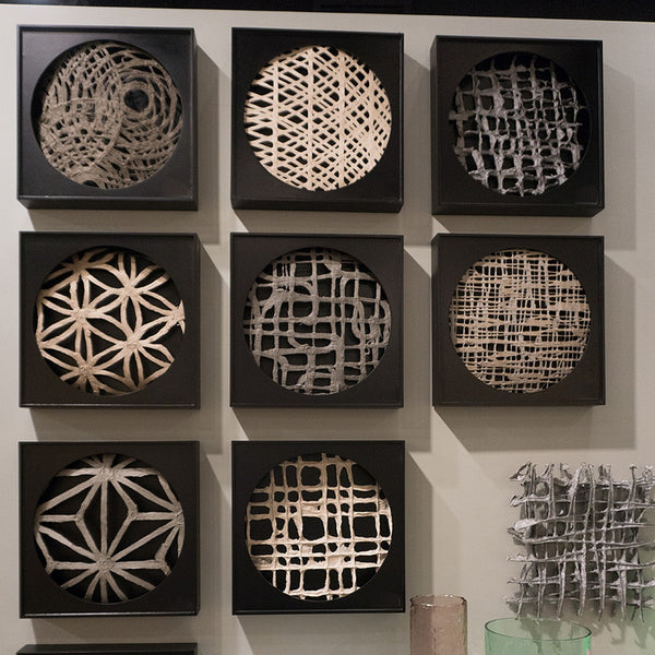 12" Shadow Box 'Weave Paper'