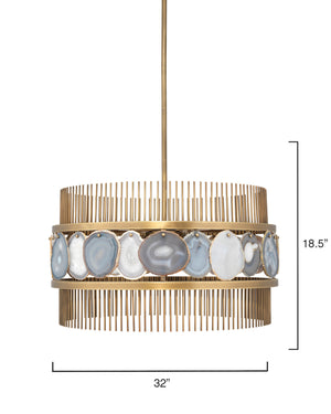 Upsala Agate 8-Light Chandelier