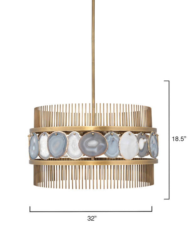 Upsala Agate 8-Light Chandelier
