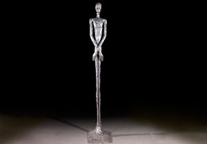 Skinny Male Sculpture Silver