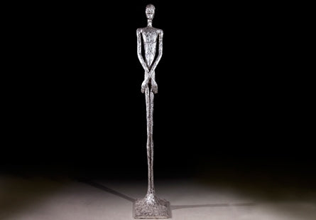 Skinny Male Sculpture Silver