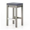 Monterey Outdoor Bar Stool In Grey In Bar