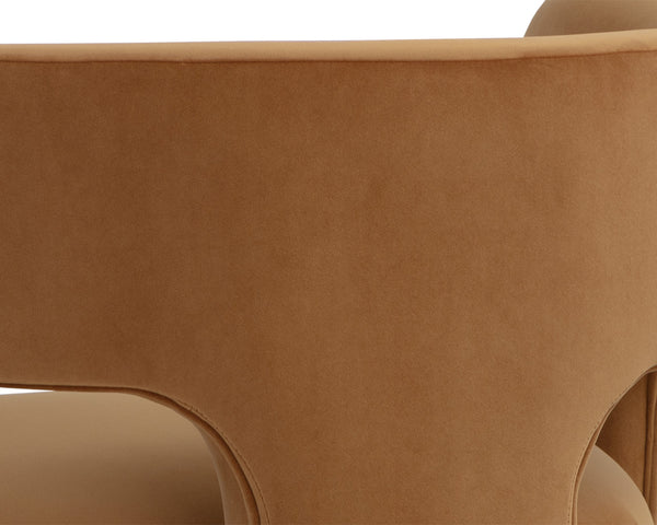 ISIDORE LOUNGE CHAIR - MEG GOLD