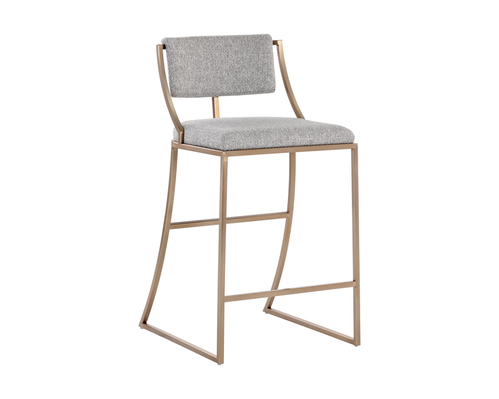 MAKENA COUNTER STOOL - MONUMENT PEBBLE