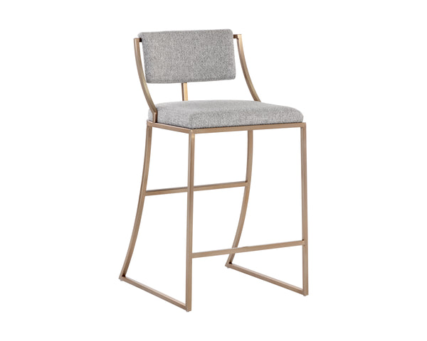 MAKENA COUNTER STOOL - MONUMENT PEBBLE