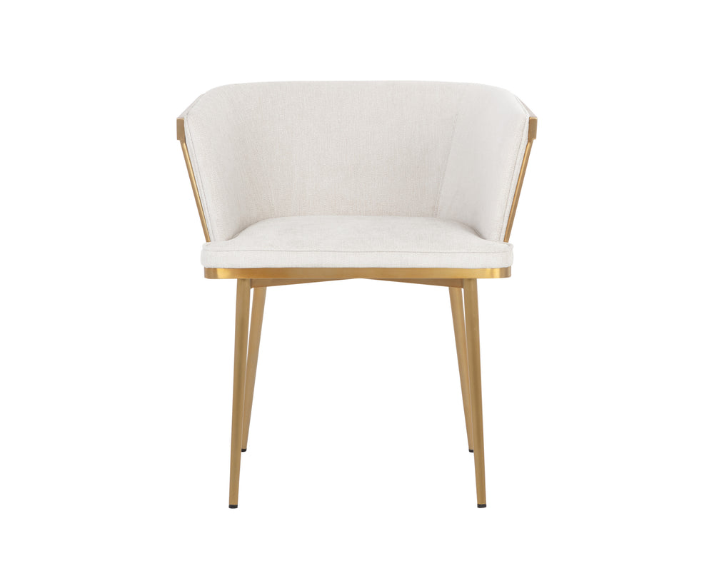 CAILY DINING ARMCHAIR - POLO CLUB MUSLIN